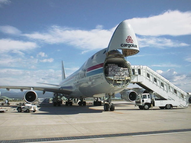 Boeing 747-400F cargo aircraft for Las Vegas charter