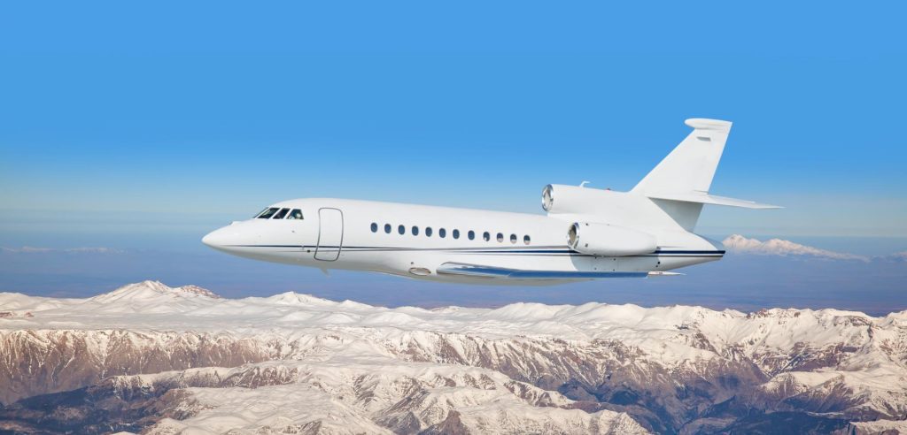 Dassault Falcon 900EX heavy jet for Las Vegas charter