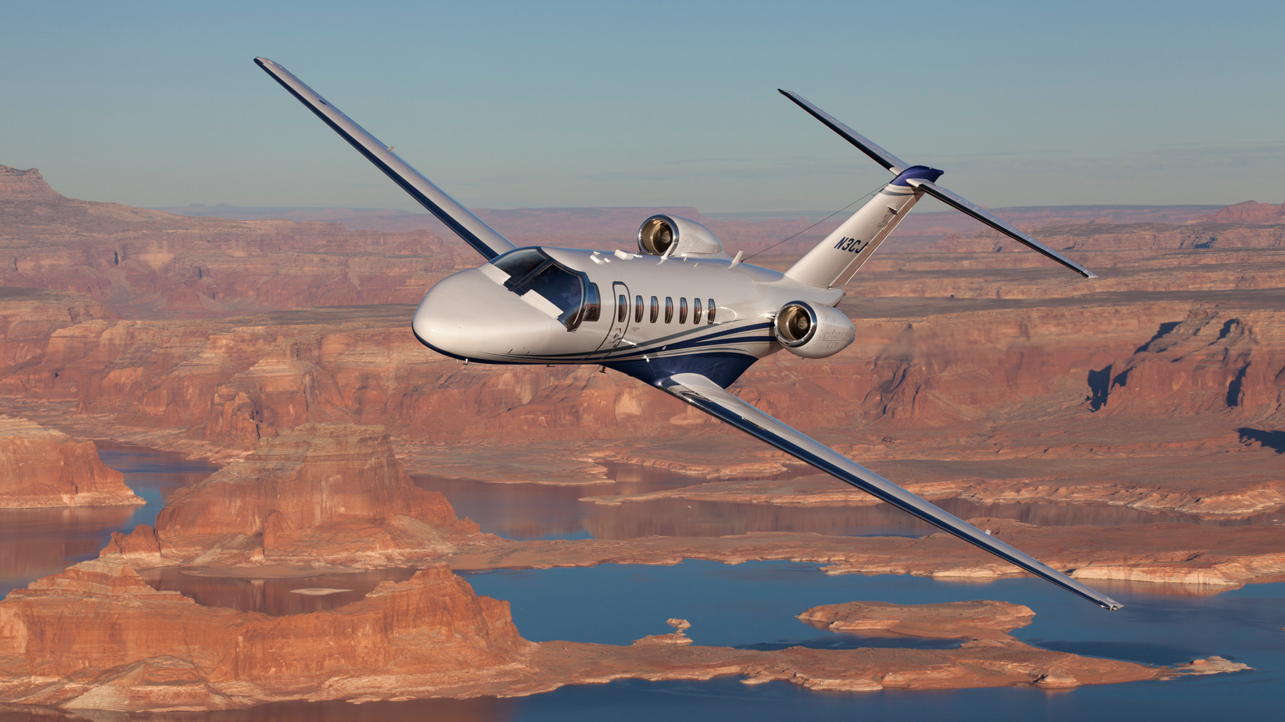 Cessna Citation CJ3 view for Las Vegas charter