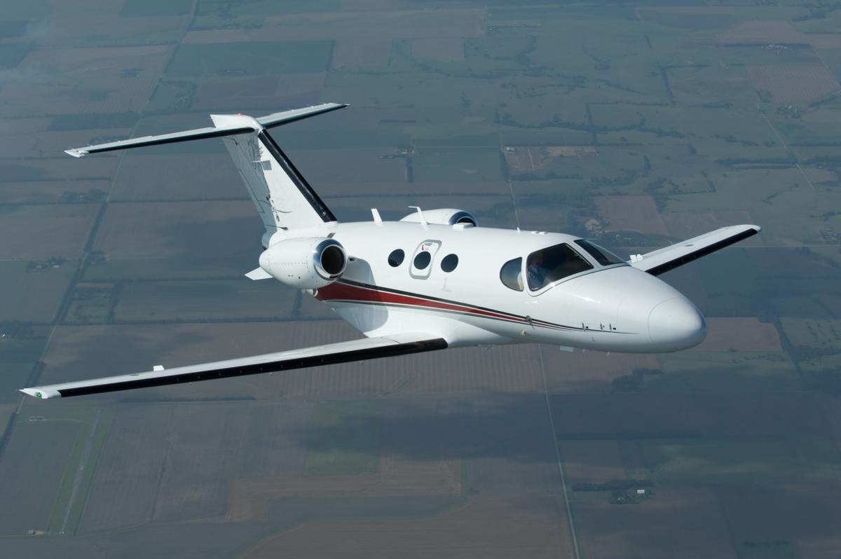 Cessna Citation Mustang view for Las Vegas charter
