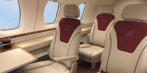 Eclipse 500 view for Las Vegas charter