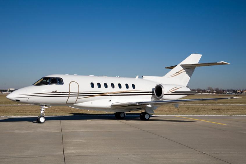 Hawker 1000 cabin for Las Vegas charter