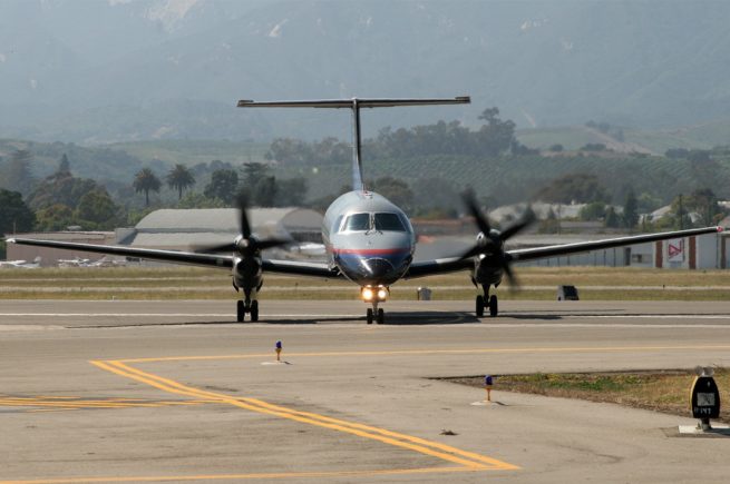 Embraer EMB-120 Brasilia view for Las Vegas charter