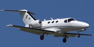 Cessna Citation Mustang view for Las Vegas charter