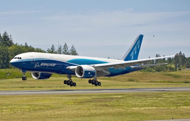 Boeing 777 Freighter cargo aircraft for Las Vegas charter