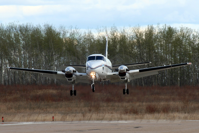 Beechcraft King Air 100 turboprop for Las Vegas charter