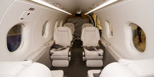 Pilatus PC-12 view for Las Vegas charter