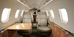 Learjet 45 view for Las Vegas charter