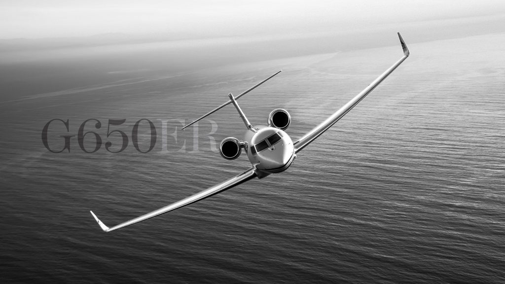 Gulfstream G650 view for Las Vegas charter