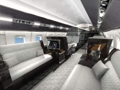 Gulfstream G650 view for Las Vegas charter