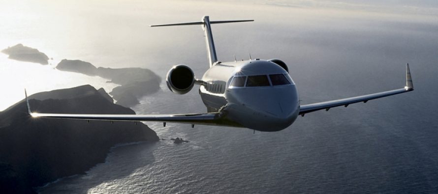 Bombardier Challenger 600 heavy jet for Las Vegas charter