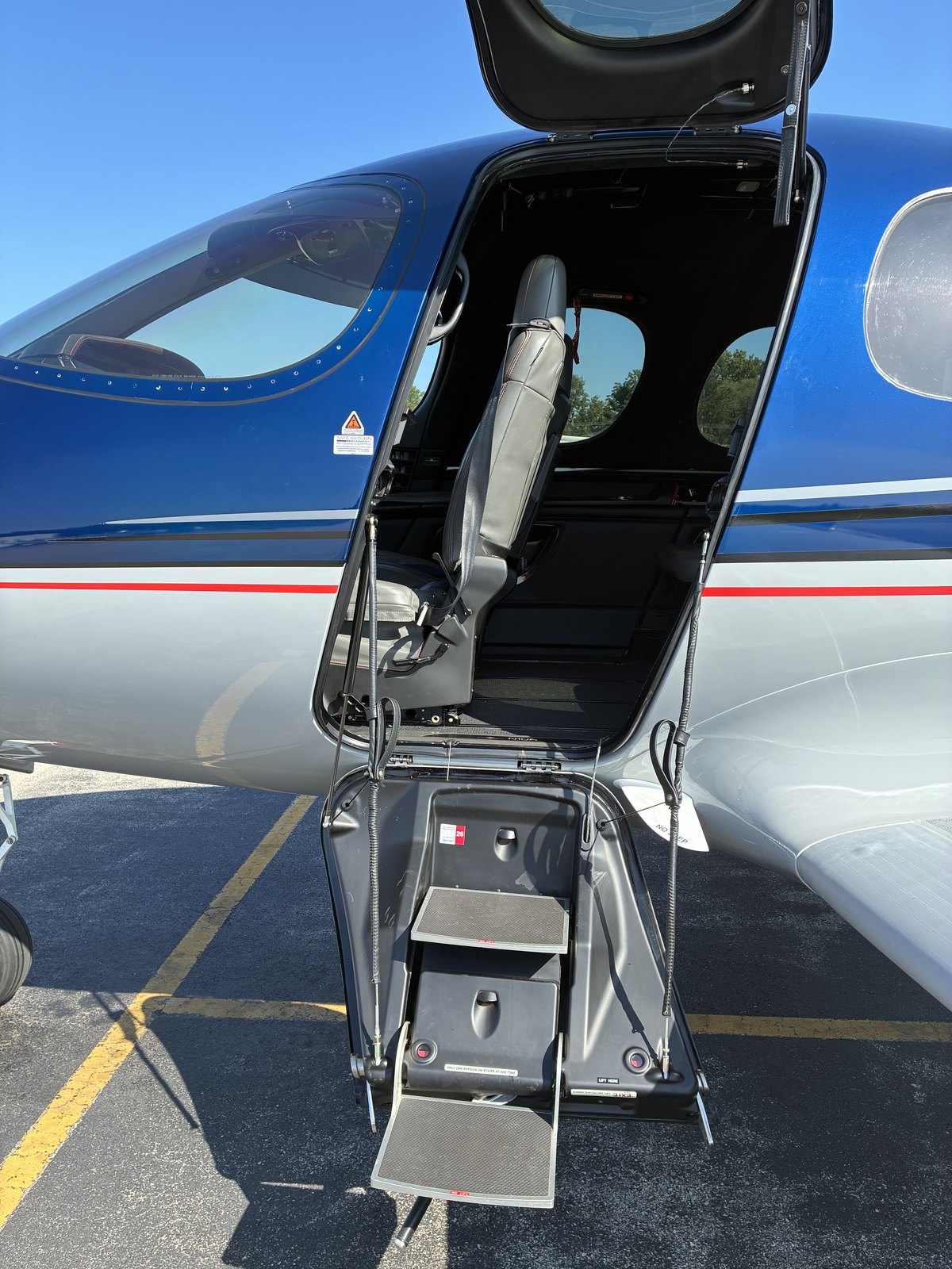 Cirrus Vision Jet SF50 view for Las Vegas charter