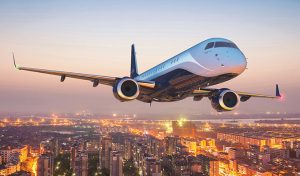 Embraer Lineage 1000 cabin for Las Vegas charter