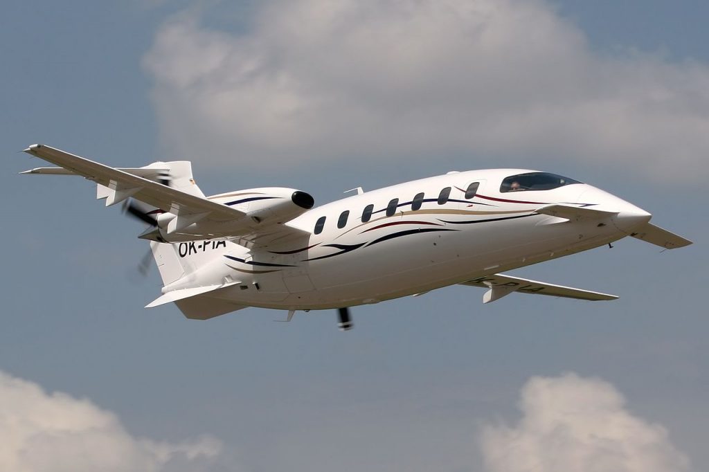 Piaggio Avanti II turboprop for Las Vegas charter