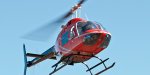 Bell JetRanger helicopter for Las Vegas charter