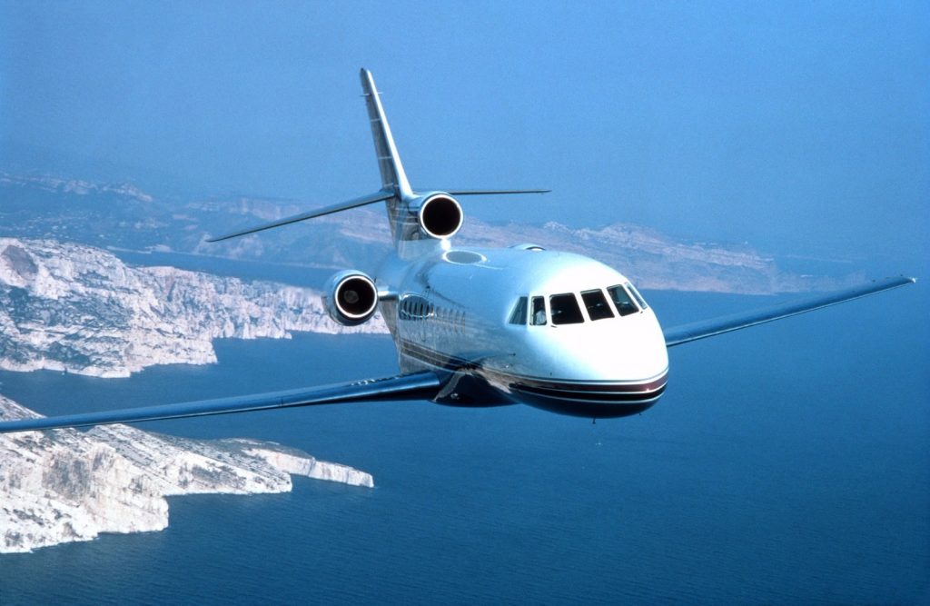 Dassault Falcon 900 heavy jet for Las Vegas charter