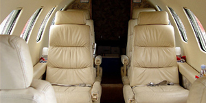 Cessna Citation II view for Las Vegas charter